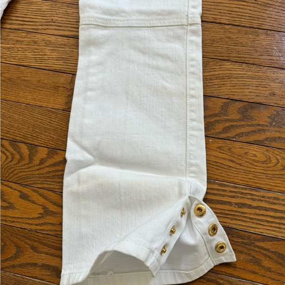 Tory Burch Cream Flared Pants - Picture 6 of 7